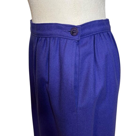 Pendleton 100% Virgin Wool Skirt Suit Set Womens Size 12 Petite USA Made Vintage - Picture 8 of 15